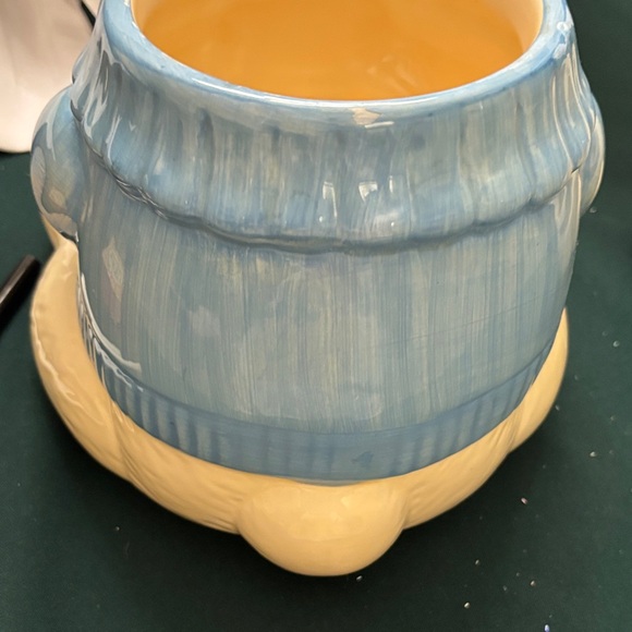 Ceramic Bear Cookie Jar with Blue Sweater - Picture 6 of 6